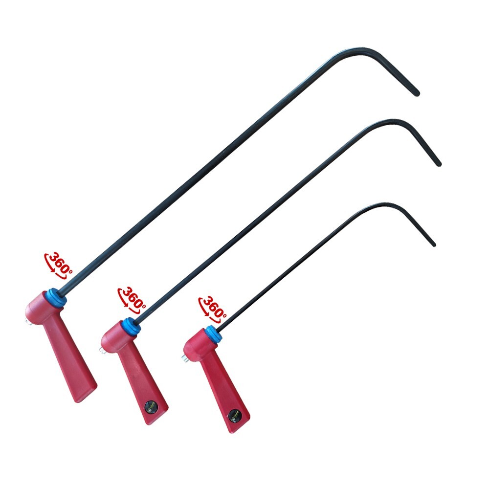 Pdr Tools 3 Piece Swivel Handle Steel Rod Set