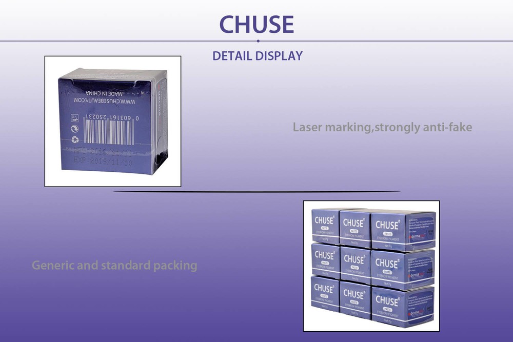 CHUSE Microblading Pigments Eyebrows SPMU Permanent Makeup Inks Kit Set 6pcs*7g