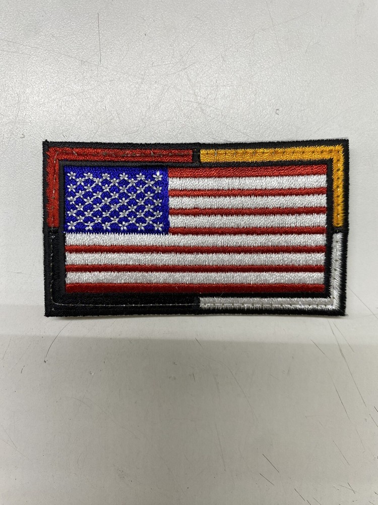 Left Side American Flag 3rd Special Forces Border / With Hook Back
