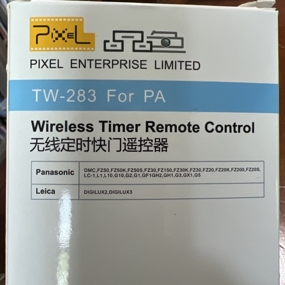 Pixel TW-283 TW283 Wireless Shutter Release Remote Control for Panasonic/Leica