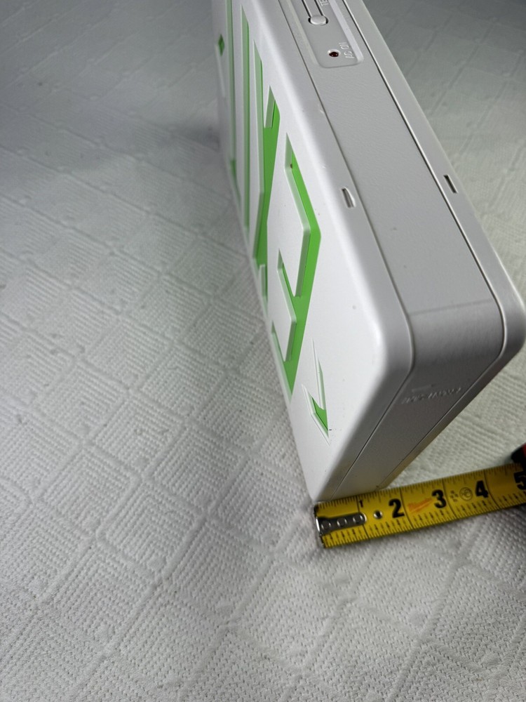 Monument Brand Green Led Exit Sign Alternative Security Battery Backup 617066