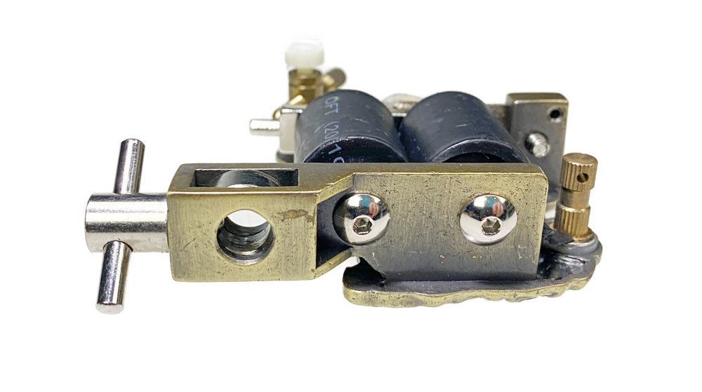 Devil Demon Tattoo Ink Painter Machine Accessory Metal Goth Skeleton Untested