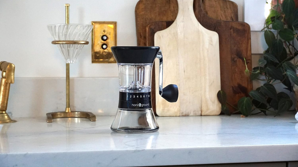 Handground Precision Manual Coffee Grinder with Ceramic Burr Mill