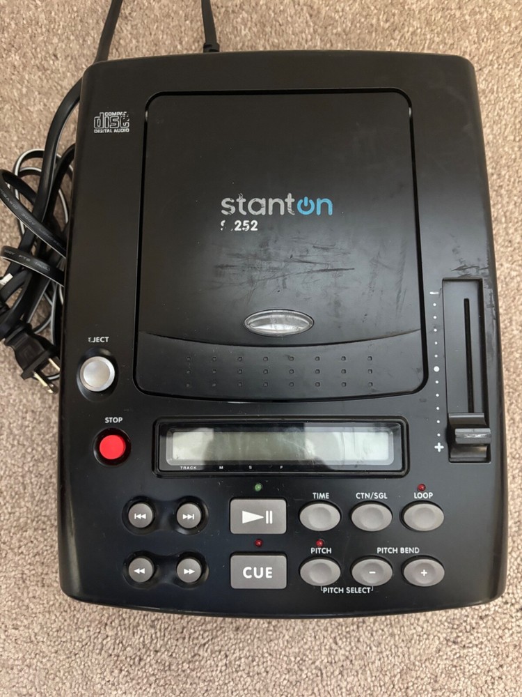 Stanton S-252 CD Player Professional DJ W/ Pitch Control Table Top