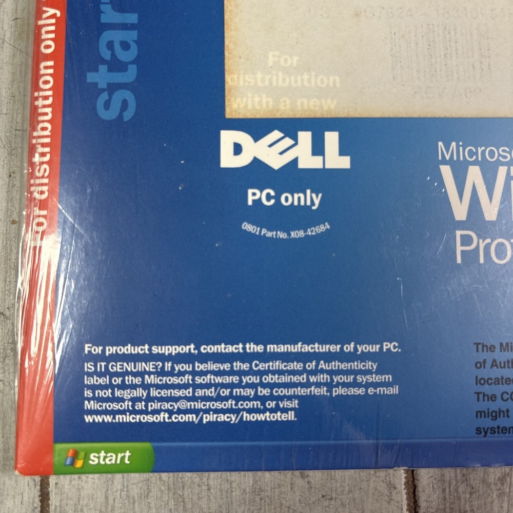 Microsoft Windows XP Professional Service Pack 2 Dell Reinstallation CD