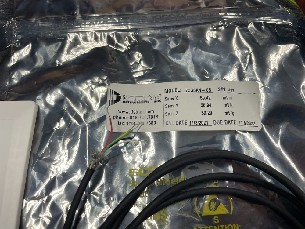 Dytran 7533A4-05 Triaxial DC Response Accelerometer