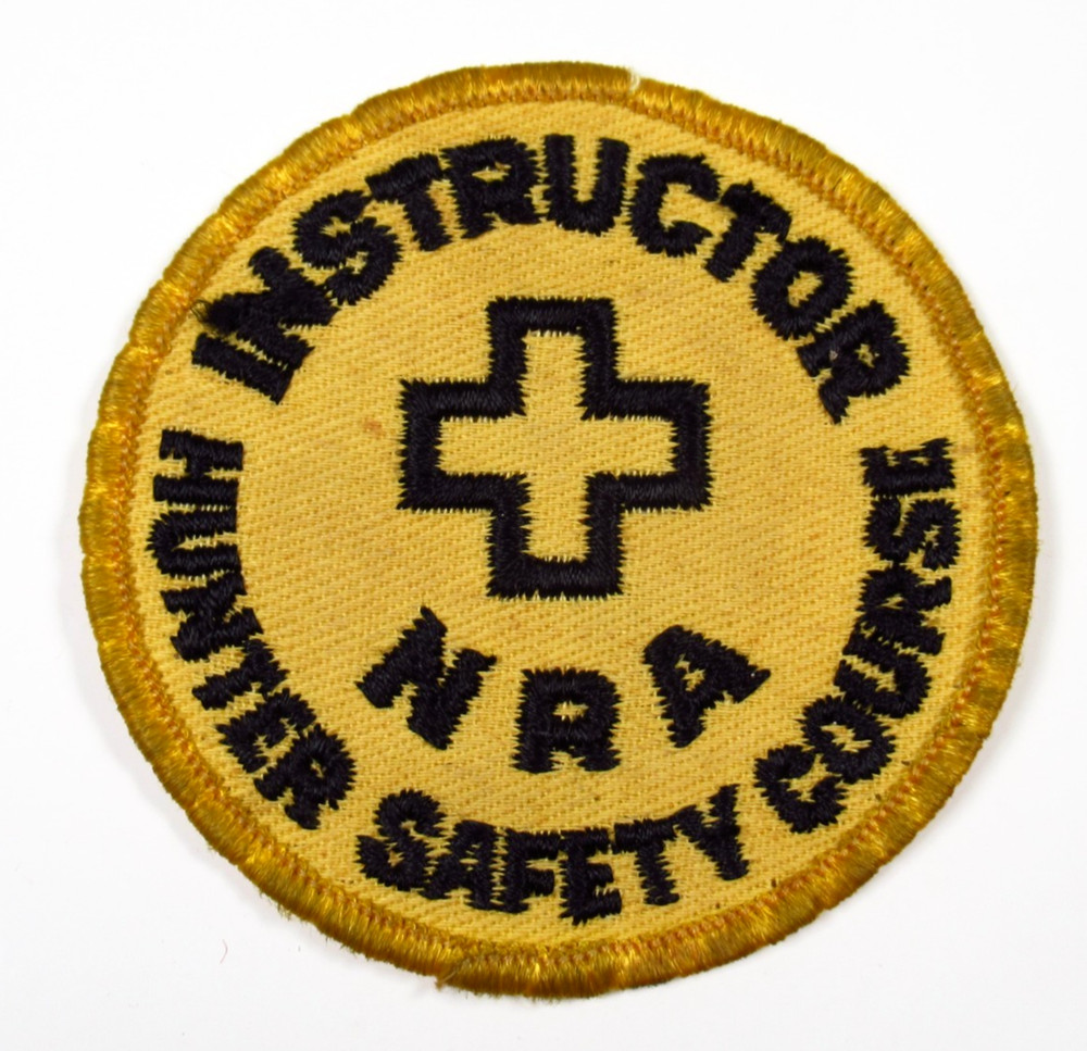 Vintage NRA Hunter Safety Instructor patch embroidered sew on