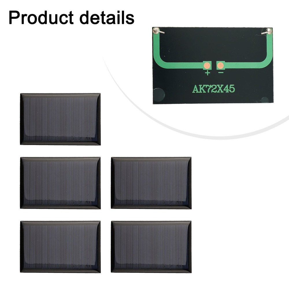 Solar Panel Module Set of Five with Strong Performance in Weak SunFor Light