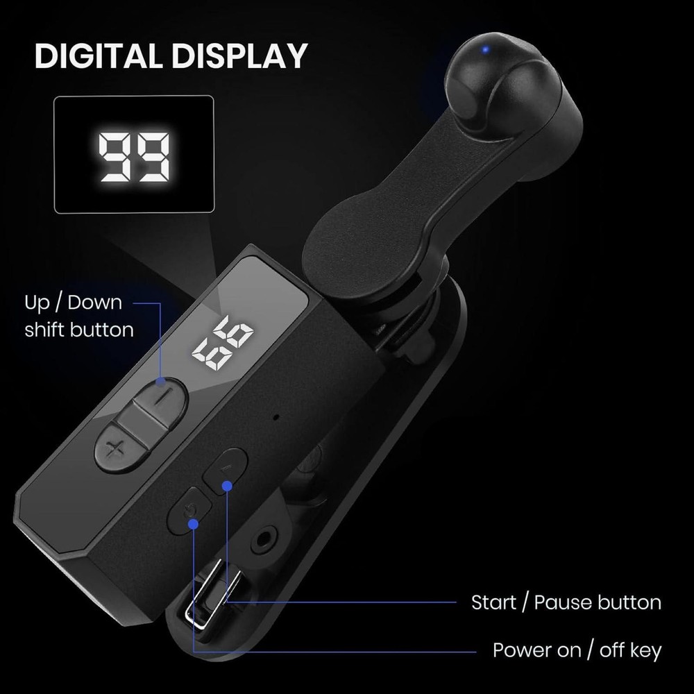 Rechargeable Automatic Screen Clicker 107 Adjustable Speeds 5H Spatial Tapper