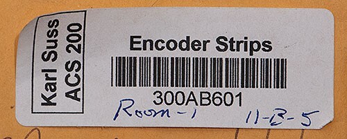 NEW Karl Suss PN: 300AB601 Auto-Sizing Cassette Encoder Strip, ACS200/ACS 200