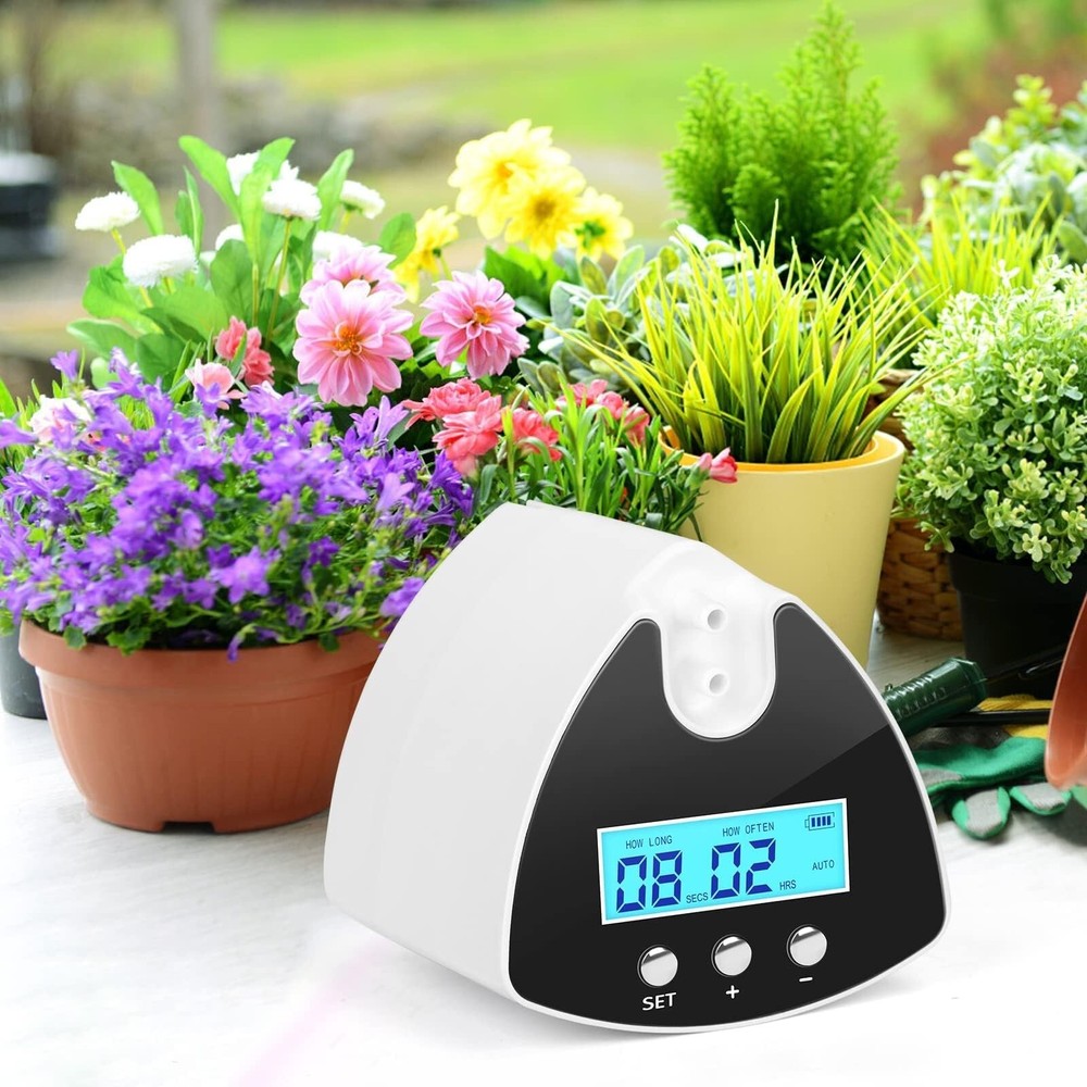 Automatic Plant Waterer Indoor | Programmable Drip Irrigation Kit with USB Po...