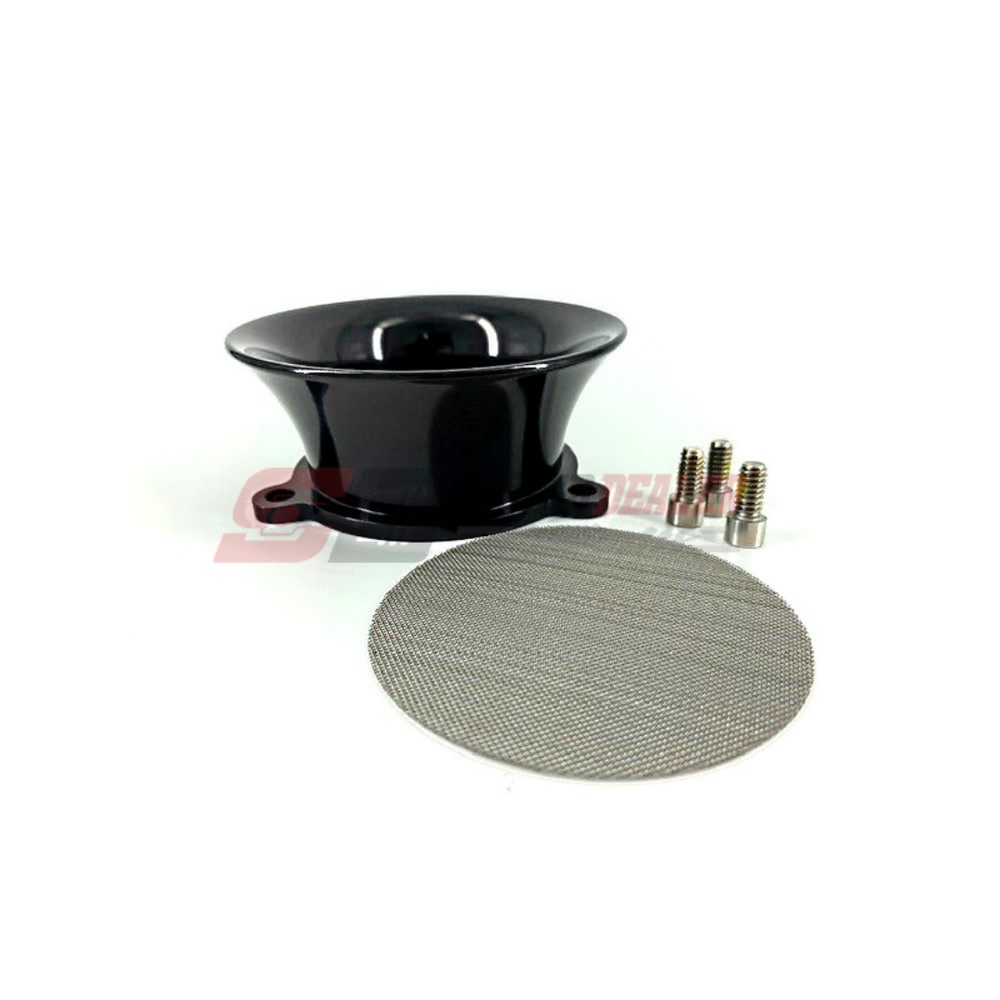 Velocity Stack Short Black Anodized for Harley Davidson Milwaukee Eight Motor