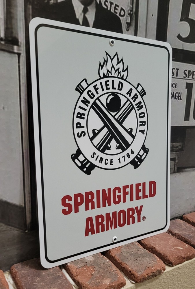 SPRINGFIELD ARMORY Aluminum Sign 9" x 12"