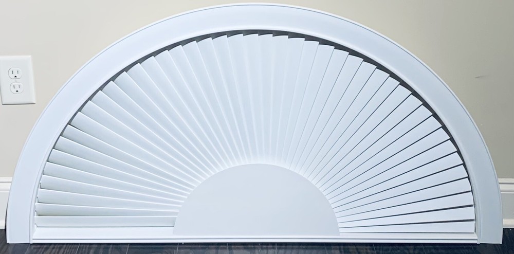 Plantation Arched Shutter 51” With Movable 2” Slats ~ New ~
