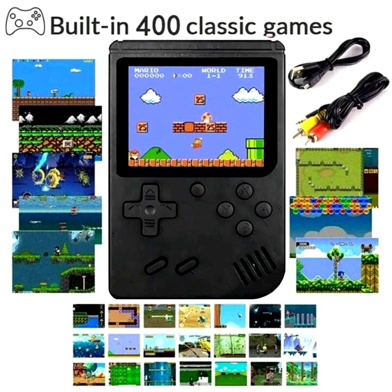 Handheld Reto Play Machine with 400 Classical Games