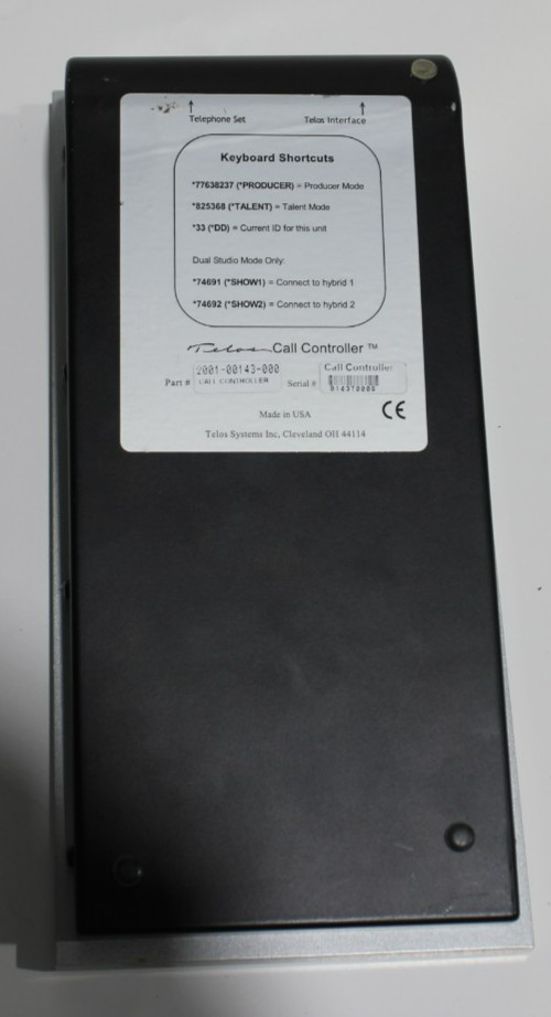 Telos 12 line Call Controller. 2001-00143 Very Clean.
