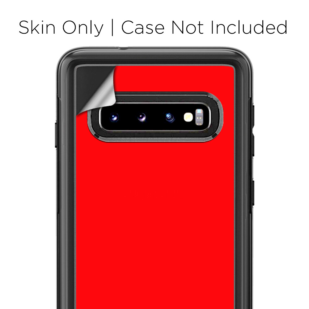Pelican Adventurer Galaxy S10 Skins Decals Solid Red color