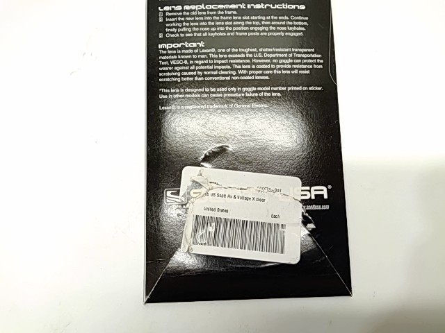 Replacement Lens Clear - 2000 Scott Works NOS