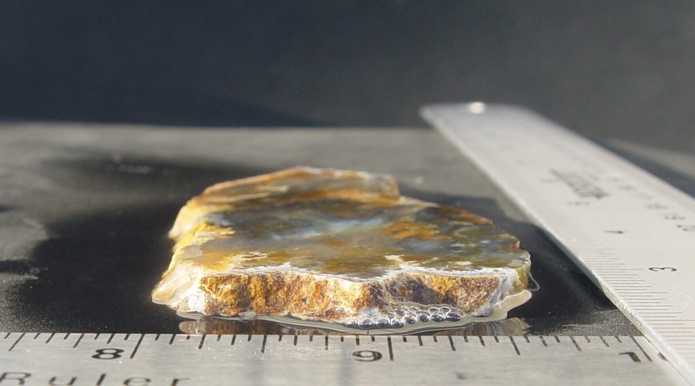 Graveyard Point Plume Agate Lapidary Slab 1210
