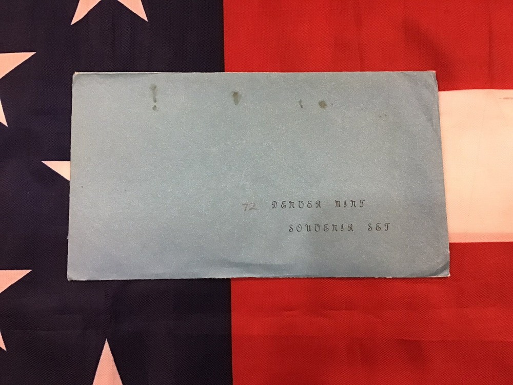 1972-D Official US Mint Souvenir Set with Envelope.