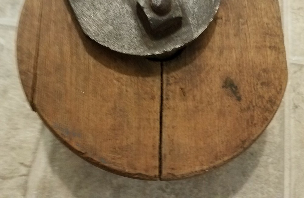 Vintage Cast Iron And Wood Barn Pulley