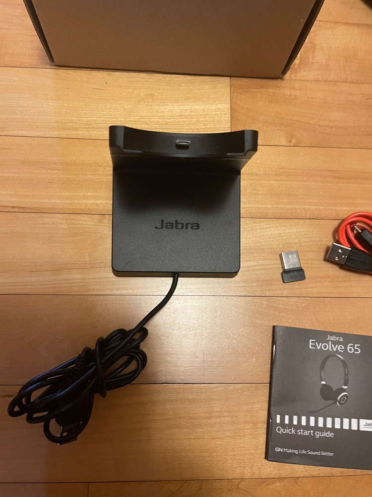 Jabra Evolve2 65 Mono Wireless Headset (MS Teams, USB-A) - Black