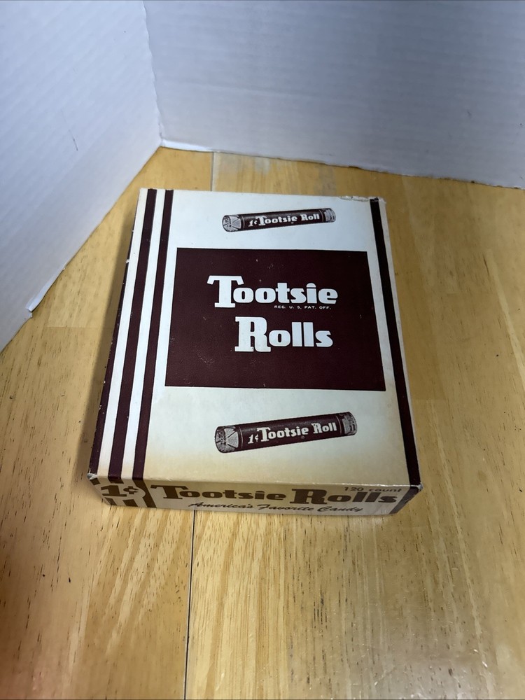 Vintage, Tootsie Rolls, Original Display Box