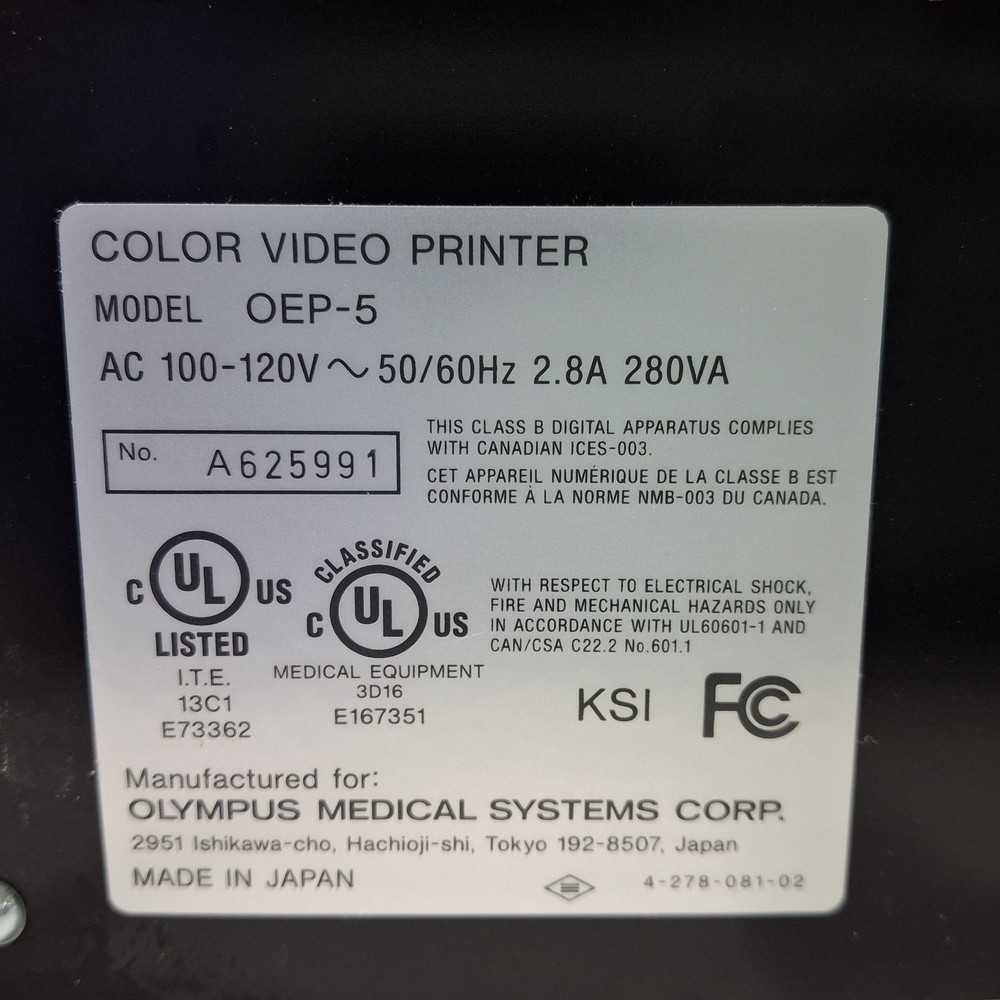 Olympus OEP-5 Color Video Printer