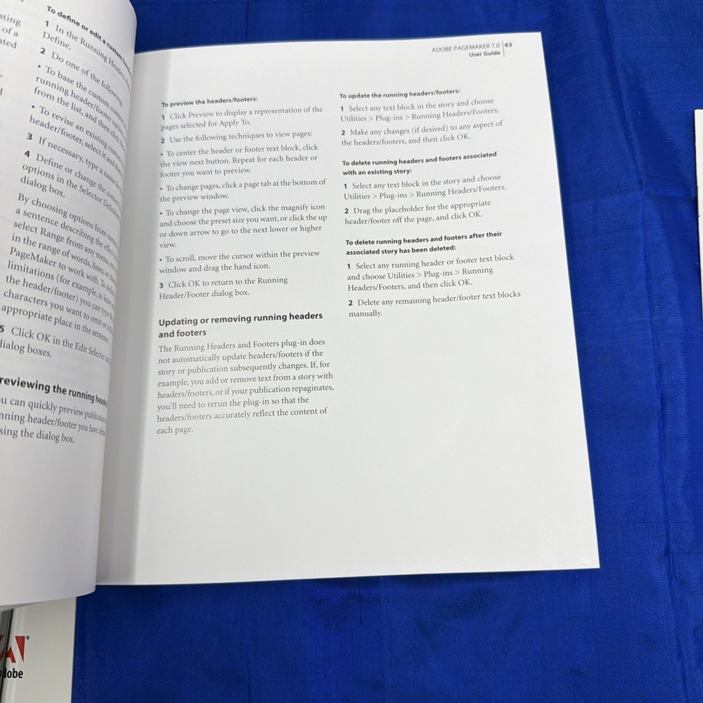 Adobe PageMaker 7.0 for Windows/Macintosh 2 Disc Set with Key Code