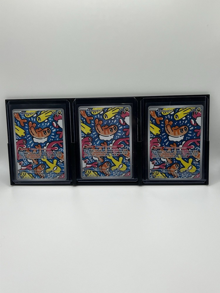 Trading Card Top Loader Wall Display