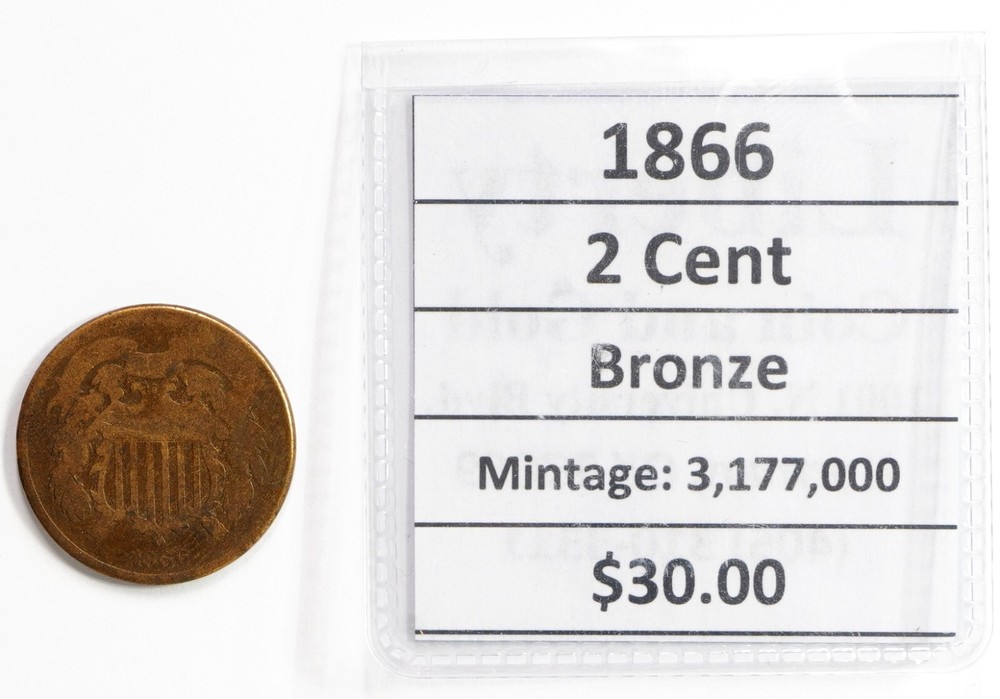 1866 2 Cent Piece