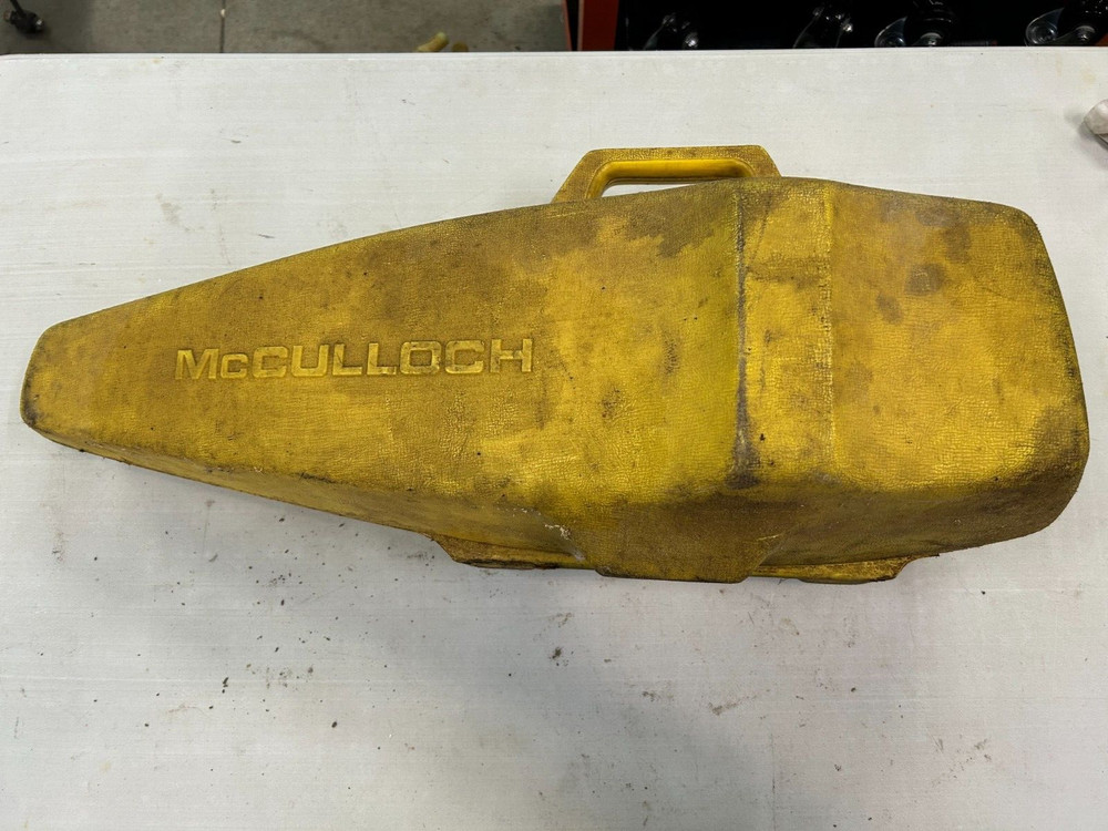 McCulloch Yellow Plastic Chainsaw Carrying Case