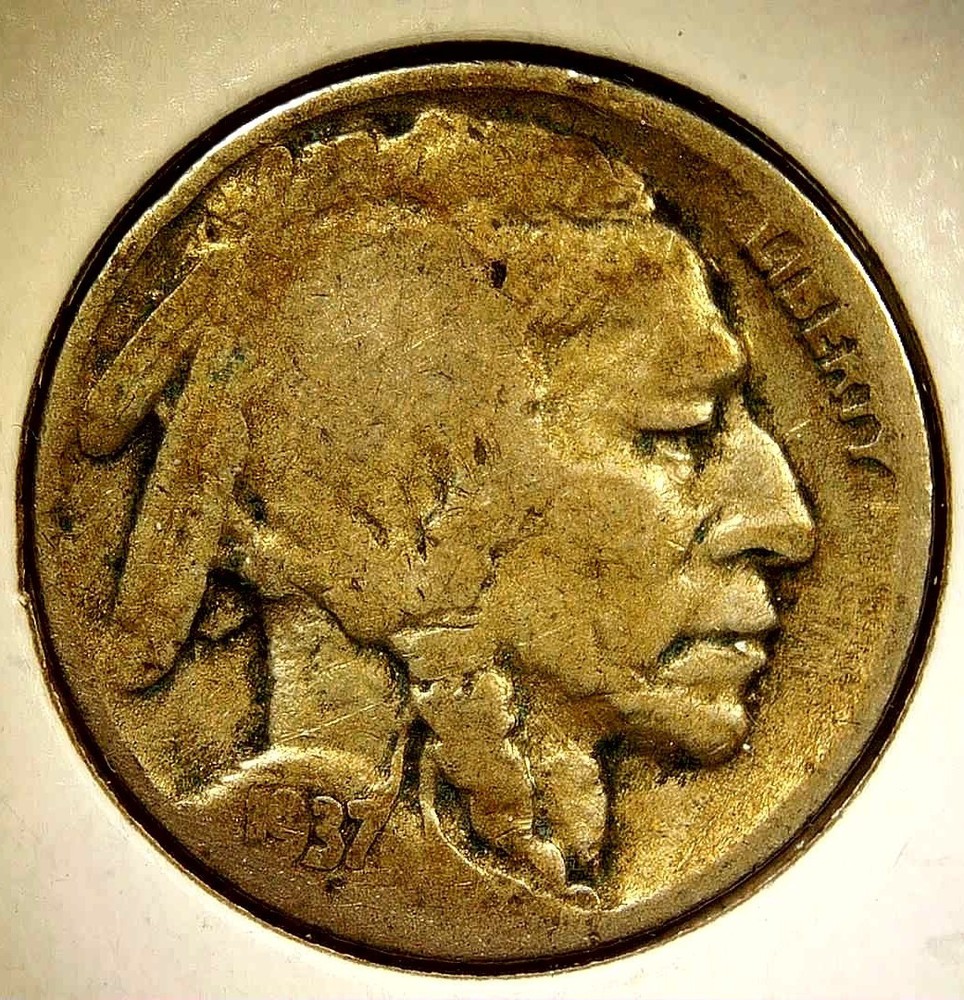 1937-D Buffalo Nickel 5 Cent