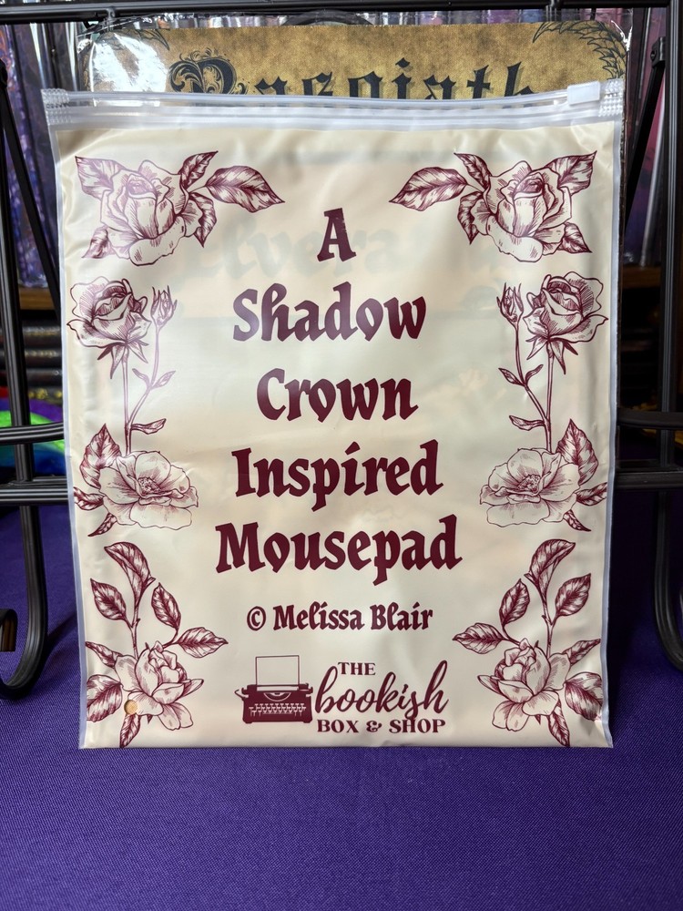 A Broken Blade Elverath Map Mousepad, Bookish Box, A Shadow Crown Mousepad, New