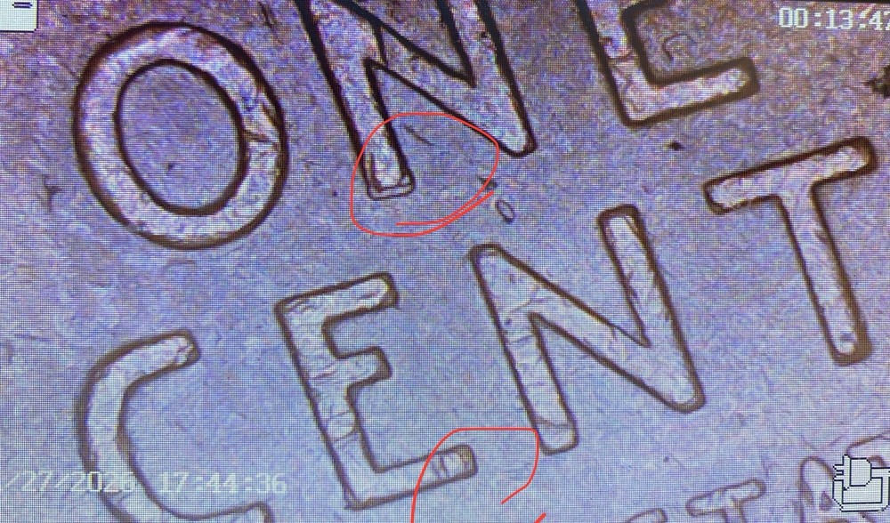 Lincoln 1945 Wheat Penny, DDO/DDR, Multiple Errors.