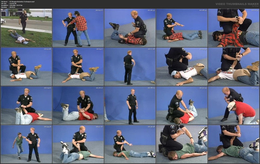 Police Aikido: Control & Restraining Techniques starring David Dye (8 DVD Set)