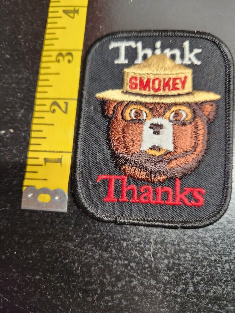 Vintage Smokey the Bear 'Think Thanks' Patch