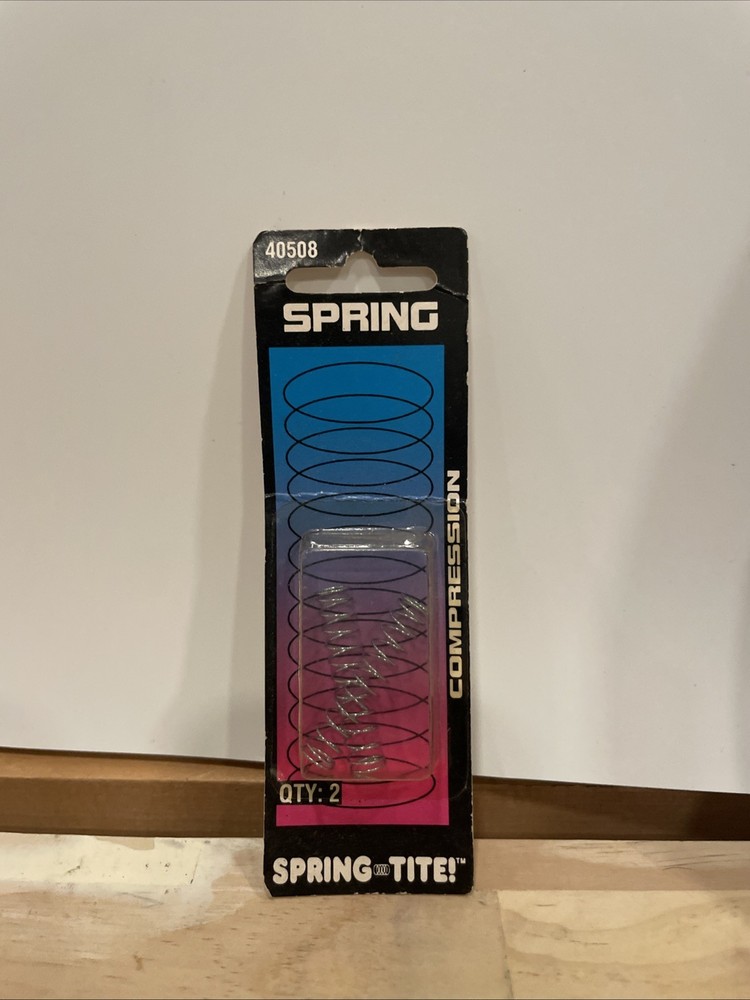 Spring-Tite 40508 Compression Spring - 1-1/2" x 5/16" x .020 (2 Pack)