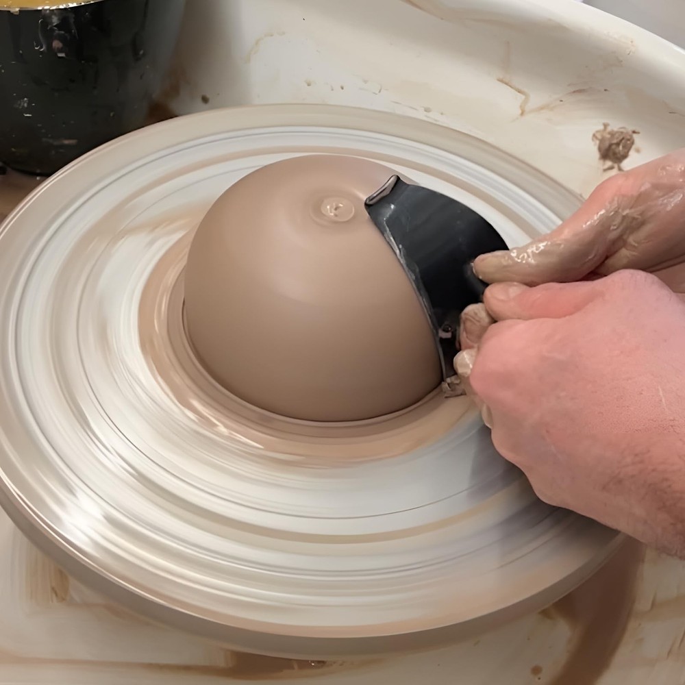 2 Pack Clay Centering Tool for Pottery - Wheel Throwing Shaping Aid, grey