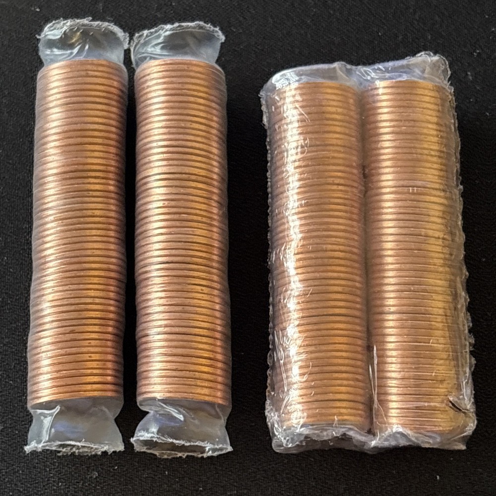 FOUR (4) Unopened Rolls 2009-D FORMATIVE YEARS 1¢ CENTS