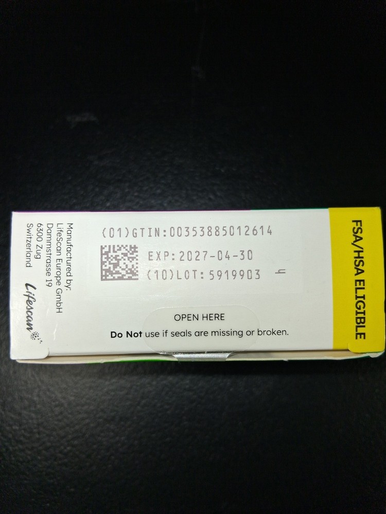 OneTouch Verio 60 Test Strips Exp 04/27