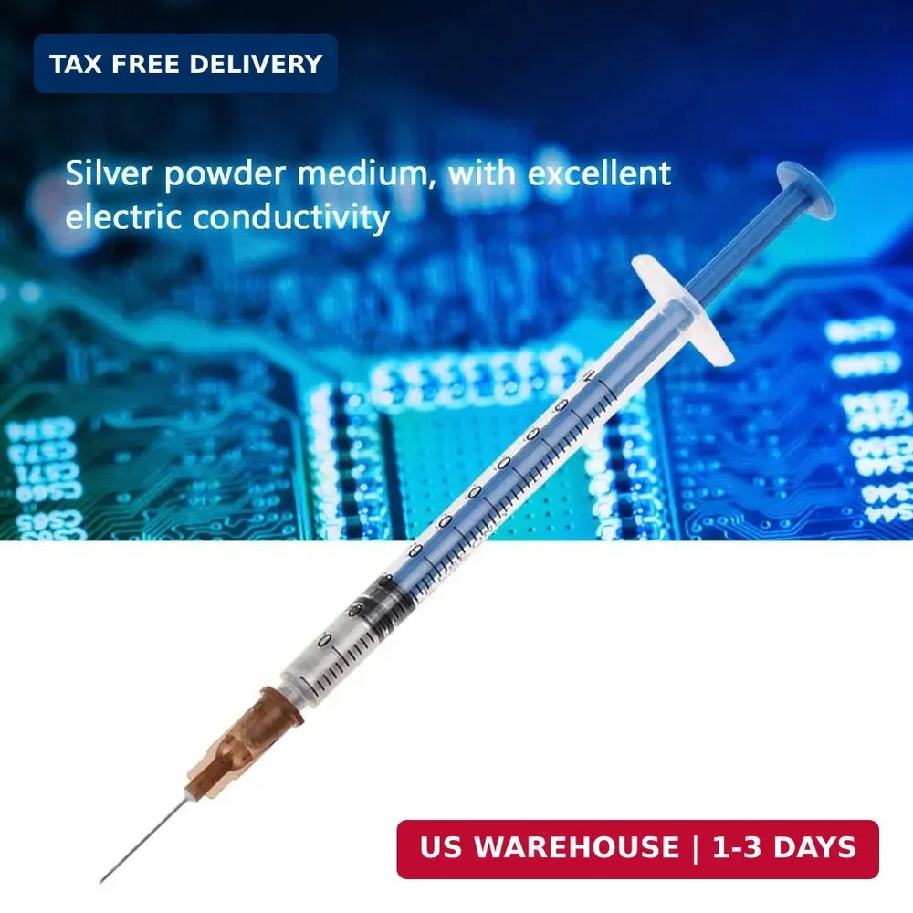 Silver Conductive Paste - Wire Glue Paste Paint Pen for Electronics Repair 0.2ml