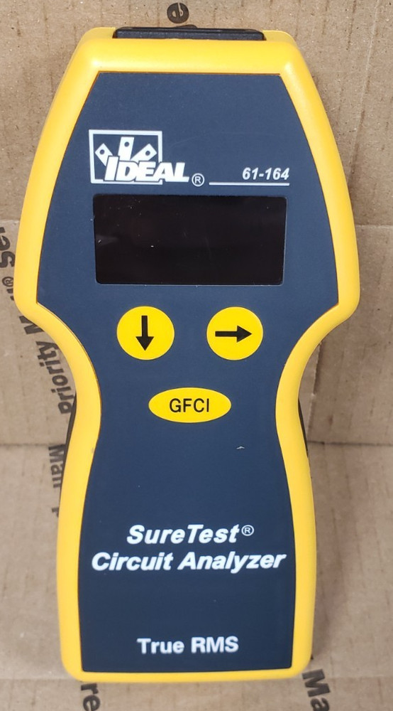 Ideal 61-164 SureTest Circuit Analyzer True RMS (TURNS ON)