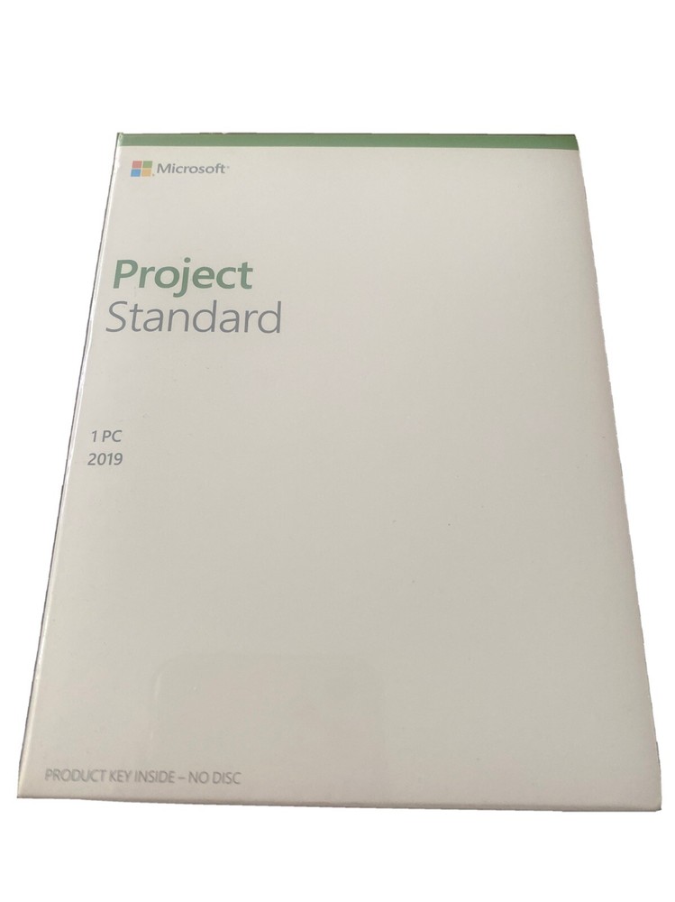 New Microsoft Project Standard 2019 076-05795