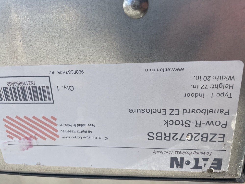 1-400 AMP 480V MAIN LUG PANELBOARD 42 SPACE 3PHASE 4WIRE COMPLETE PANEL