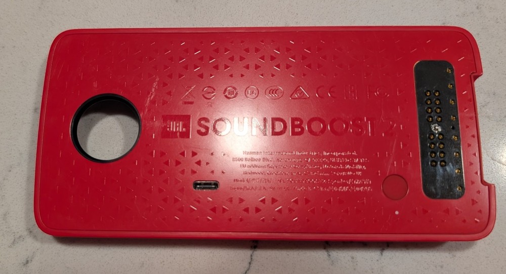 JBL Moto Mod Soundboost 2 Speaker Red