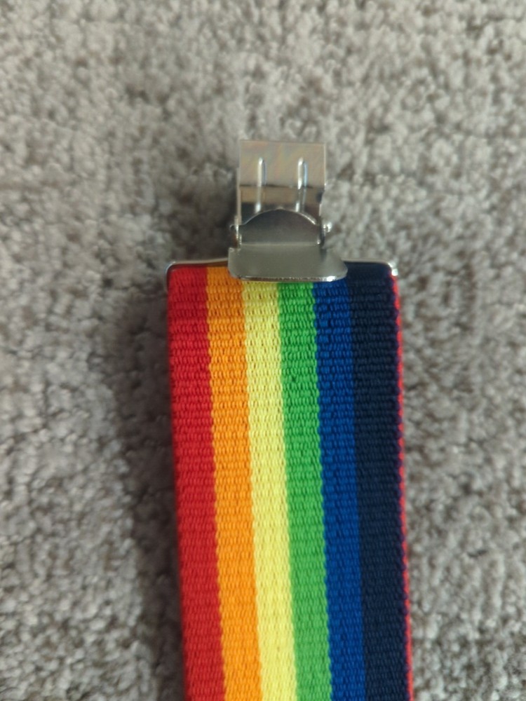 men's suspenders clip on