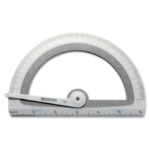 Westcott Soft Touch Protractor - Assorted (ACM14376)