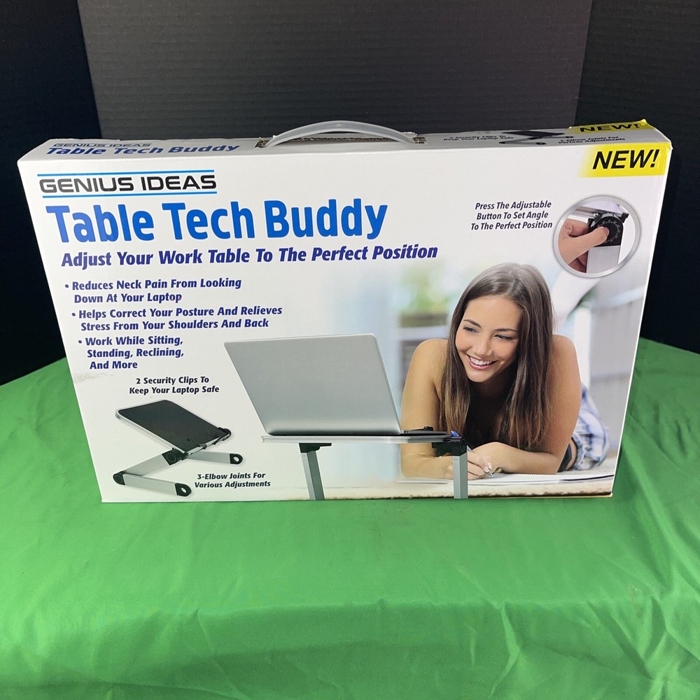 Genius Ideas TABLE TECH BUDDY Adjustable laptop desk