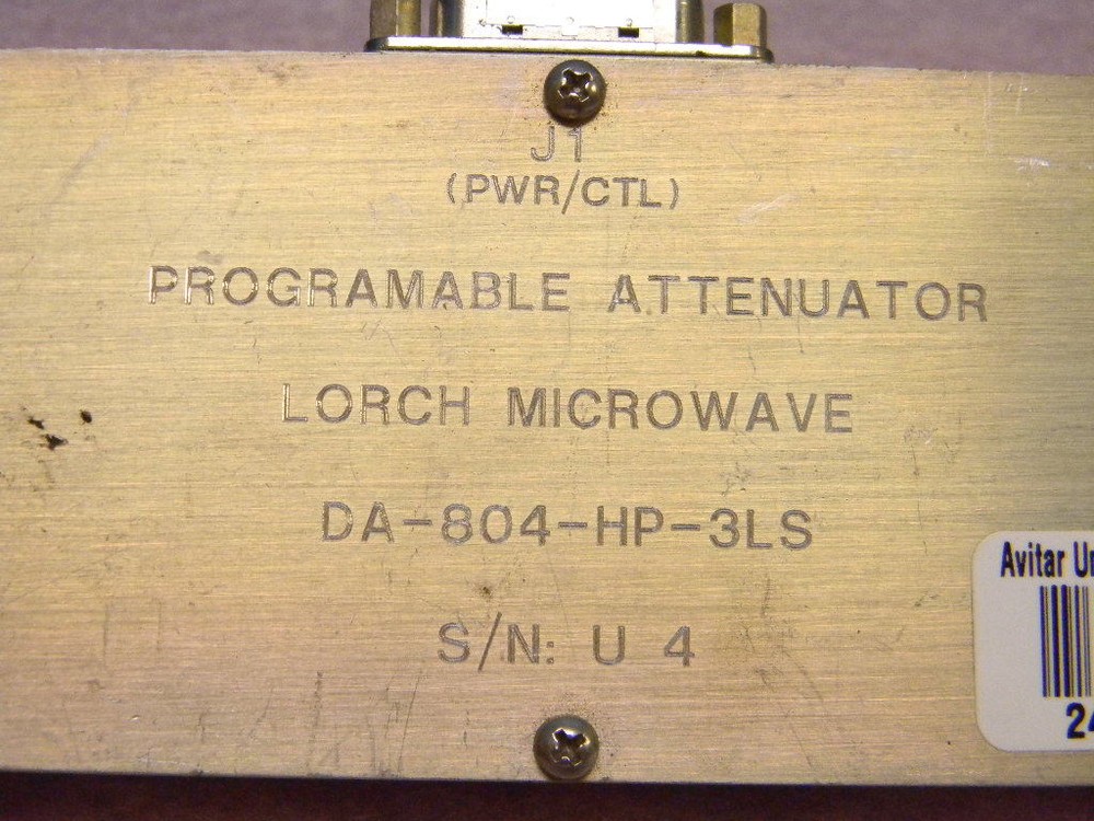 Lorch Microwave DA-804-HP-3LS SMA Programmable RF Attenuator